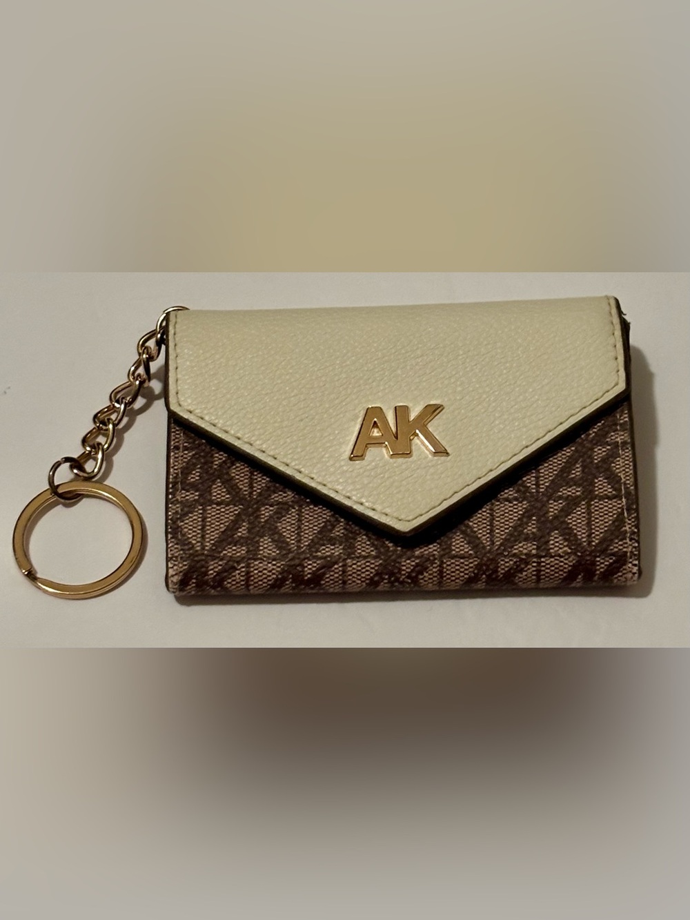 Anne Klein Logo Envelope Style Cardholder/Keychain/Wallet | Small